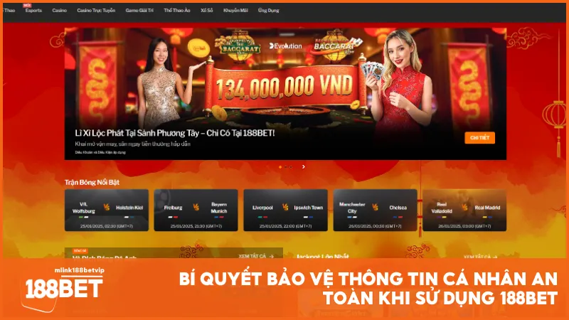 Bí quyết bảo vệ thông tin cá nhân an toàn khi sử dụng 188BET