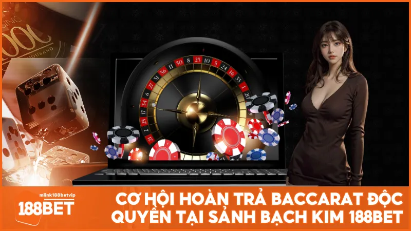 Cơ Hội Hoàn Trả Baccarat Độc Quyền Tại Sảnh Bạch Kim 188BET