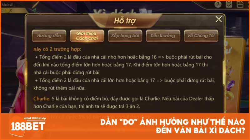 Dằn “dơ” ảnh hưởng như thế nào đến ván bài Xì Dách?