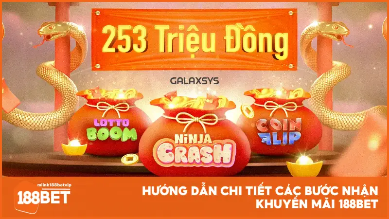 Hướng dẫn chi tiết các bước nhận khuyến mãi 188BET 