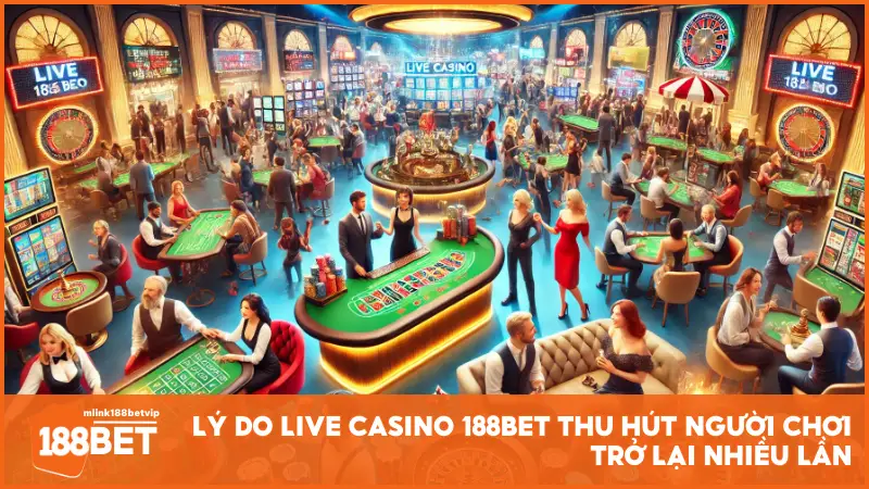 Lý do Live Casino 188BET thu hút người chơi trở lại nhiều lần