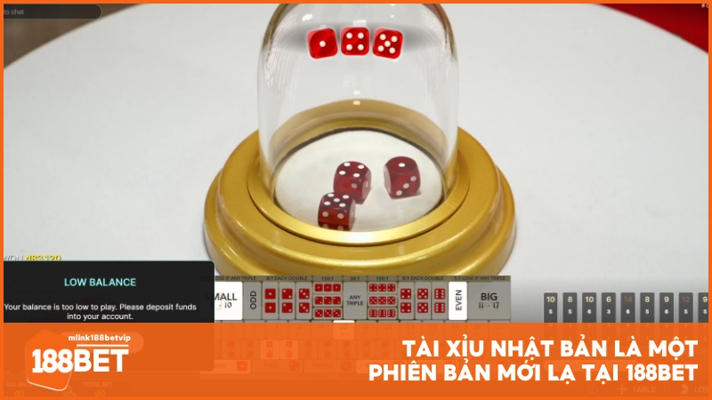 Tài xỉu Nhật Bản là một phiên bản mới lạ tại 188BET