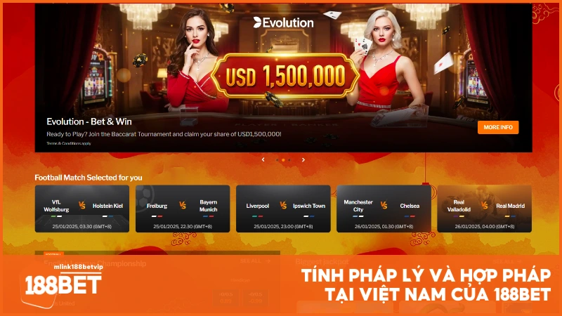 Tính pháp lý và hợp pháp tại Việt Nam của 188BET 